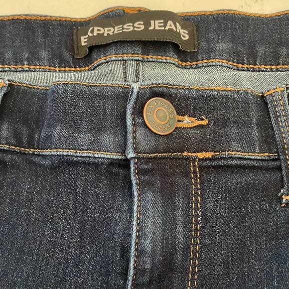 Express Jeans Skinny Mid Rise Sz 12R - Picture 3 of 8